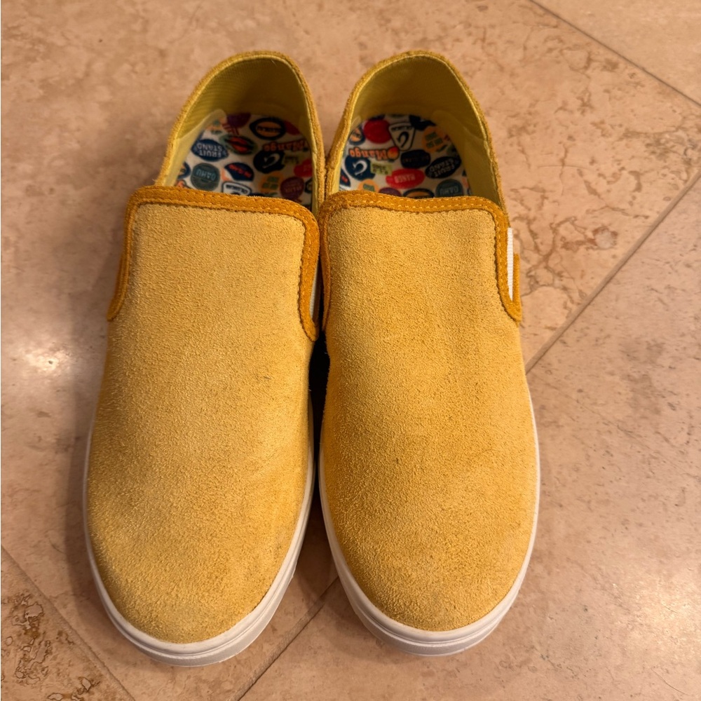 OluKai Yellow Slip-On Flats- size 9